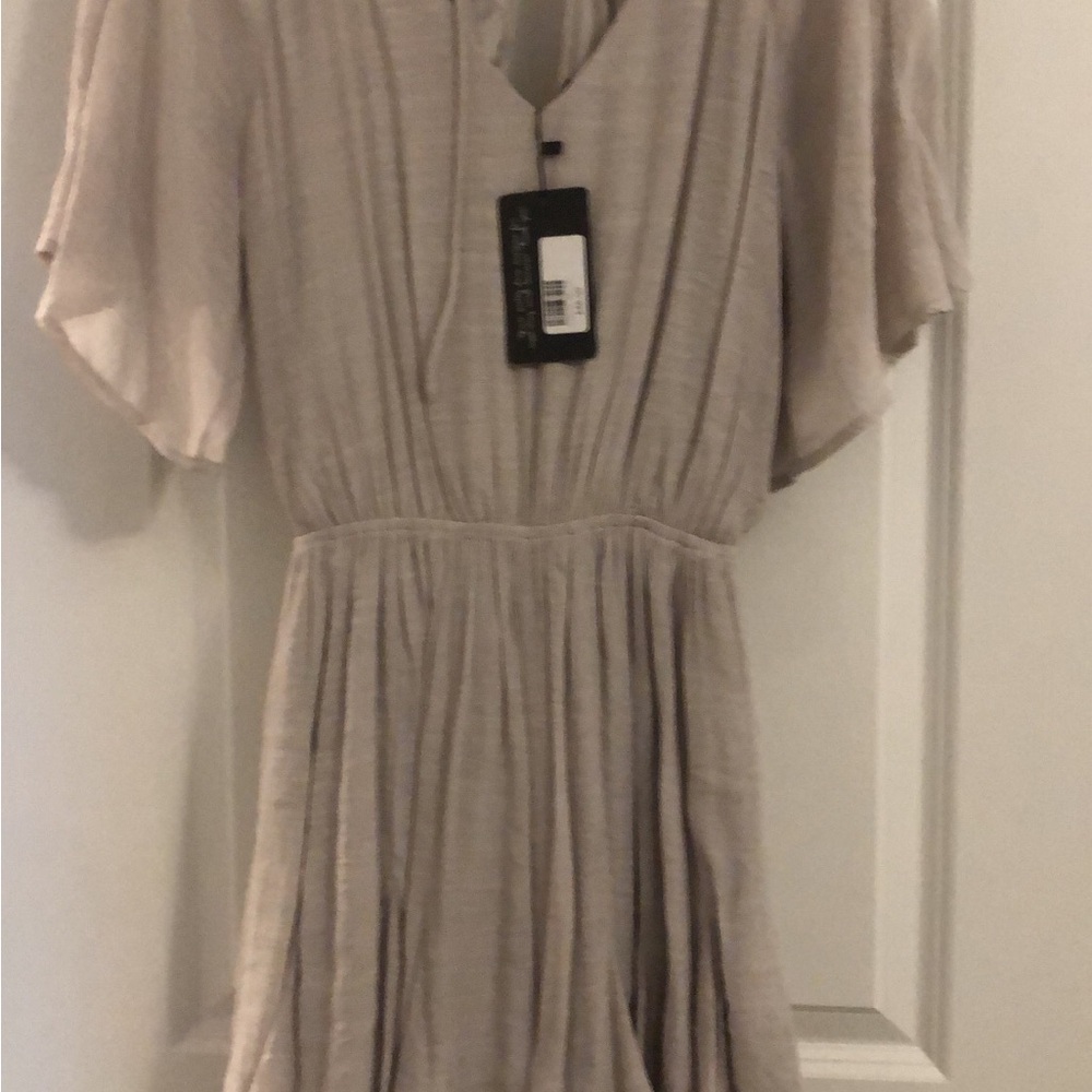 New!Elegant Beige shorts Romper